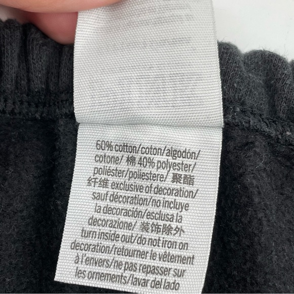 Victoria’s Secret PINK Sweatpants Black Drawstring Loungewear S - Picture 6 of 7